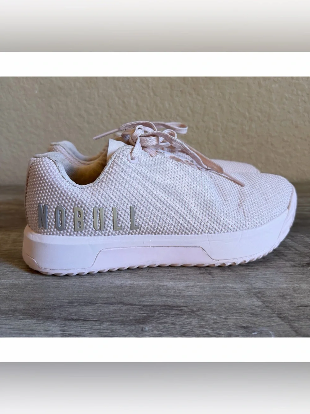 NOBULL Outwork Edge Shoes Light Pink Womens Size 8.5